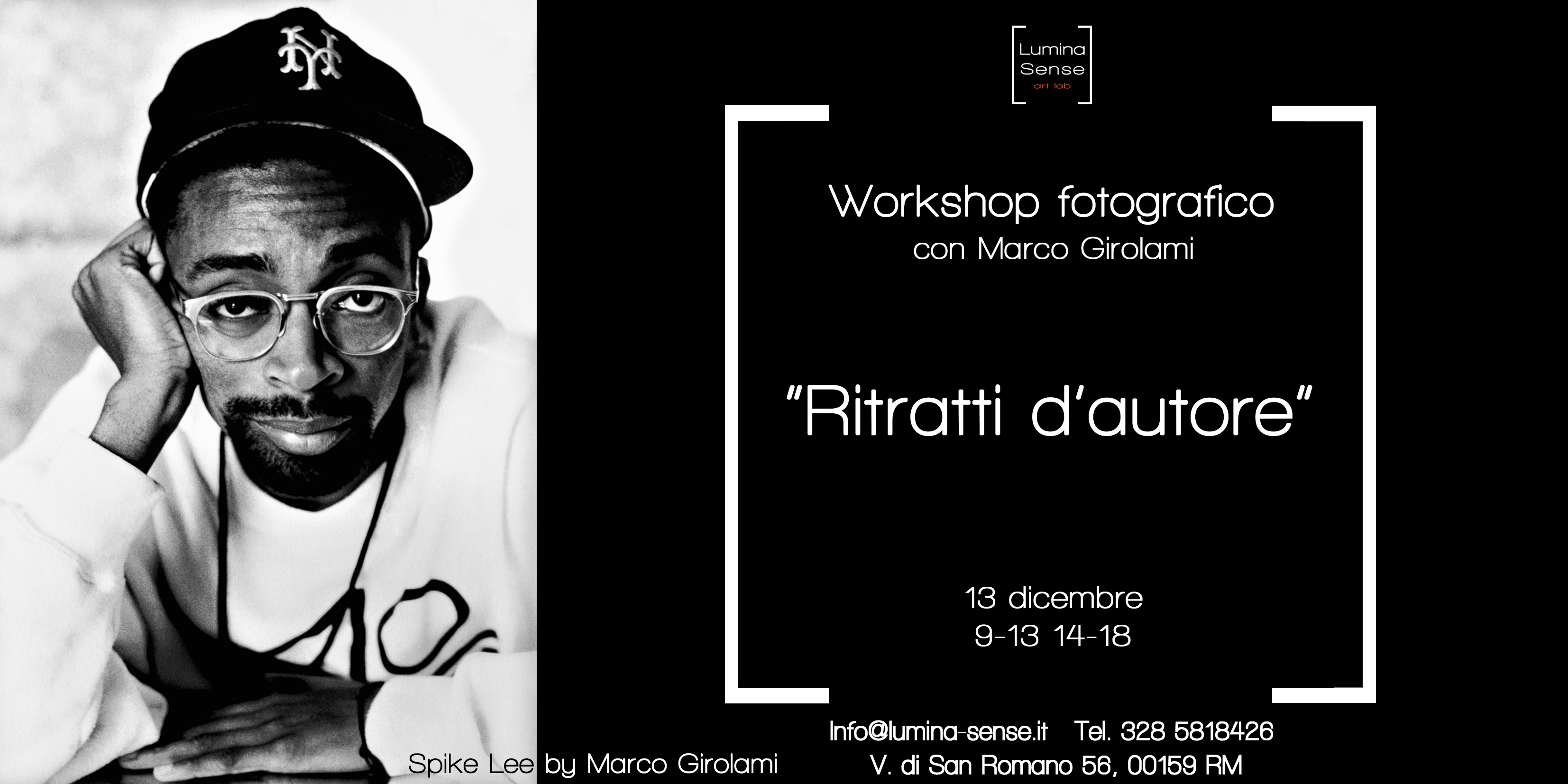 workshop fotografico ritratto roma