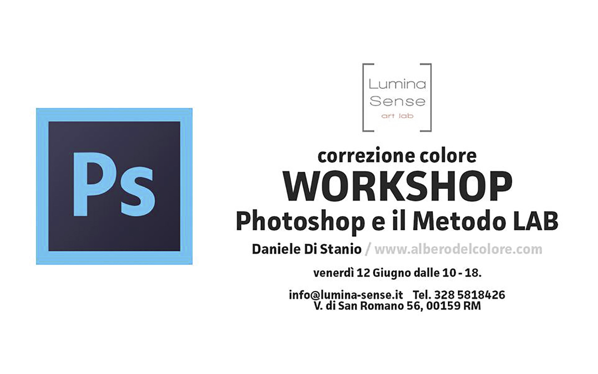 workshop fotografico correzione colore