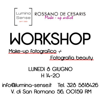 workshop fotografico make-up roma